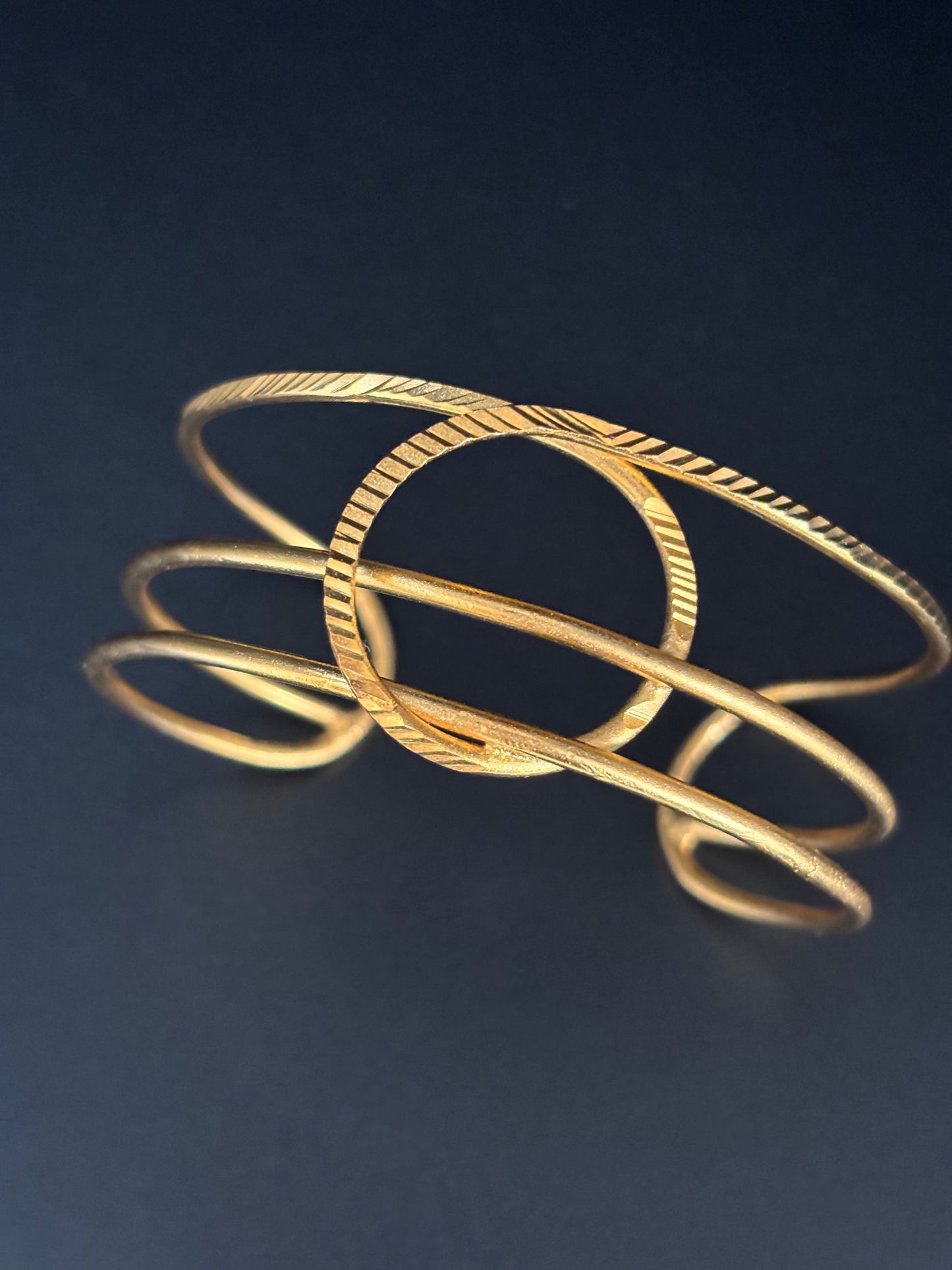 Adjustable Handmade Bracelet - 22K Gold Plated