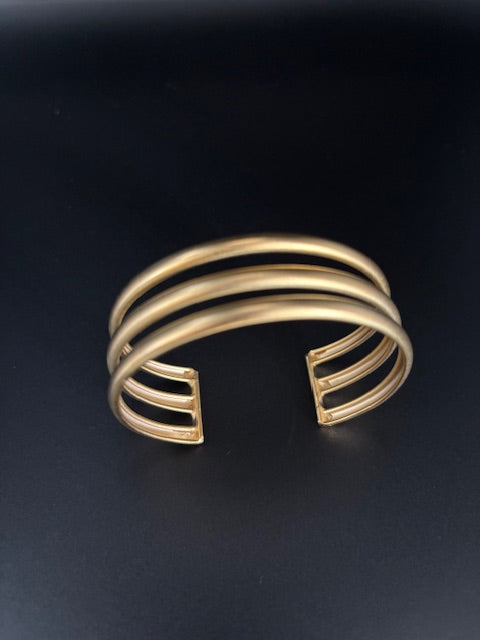 Adjustable Round Handmade Bracelet - 22K Gold Plated